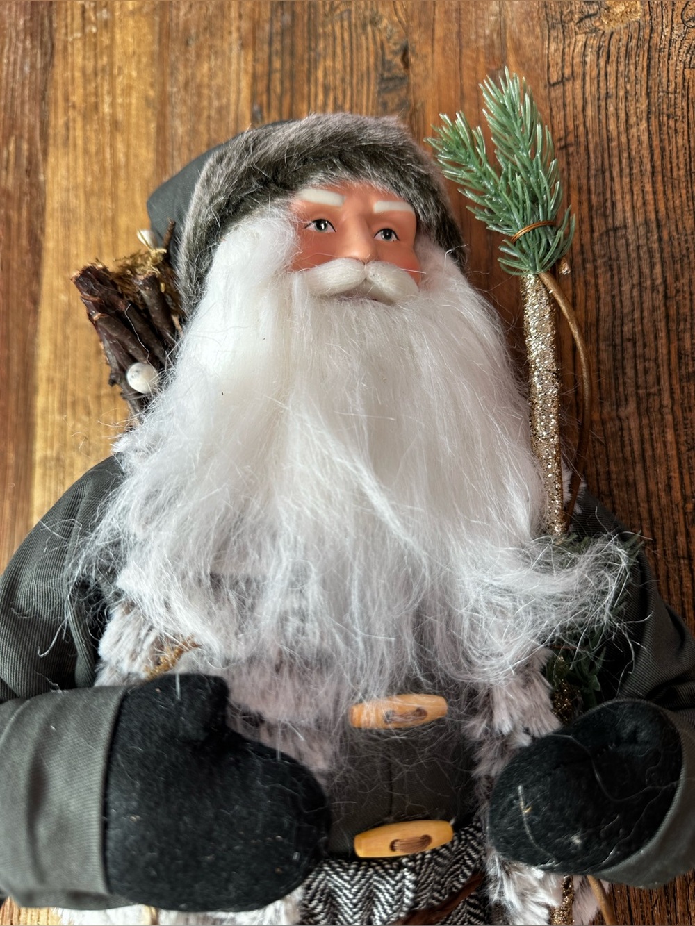 Kids Winter Woodland Santa Costume - Gray and White - Picture 3 of 6